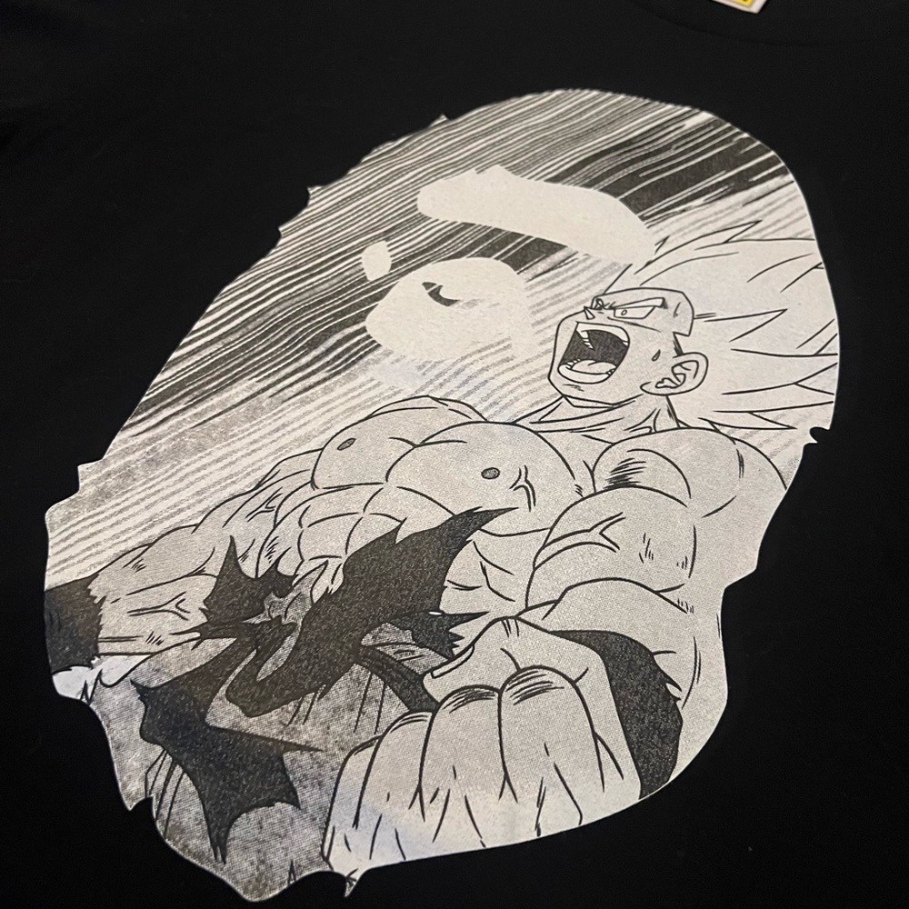 Bape Black Graphic Tee